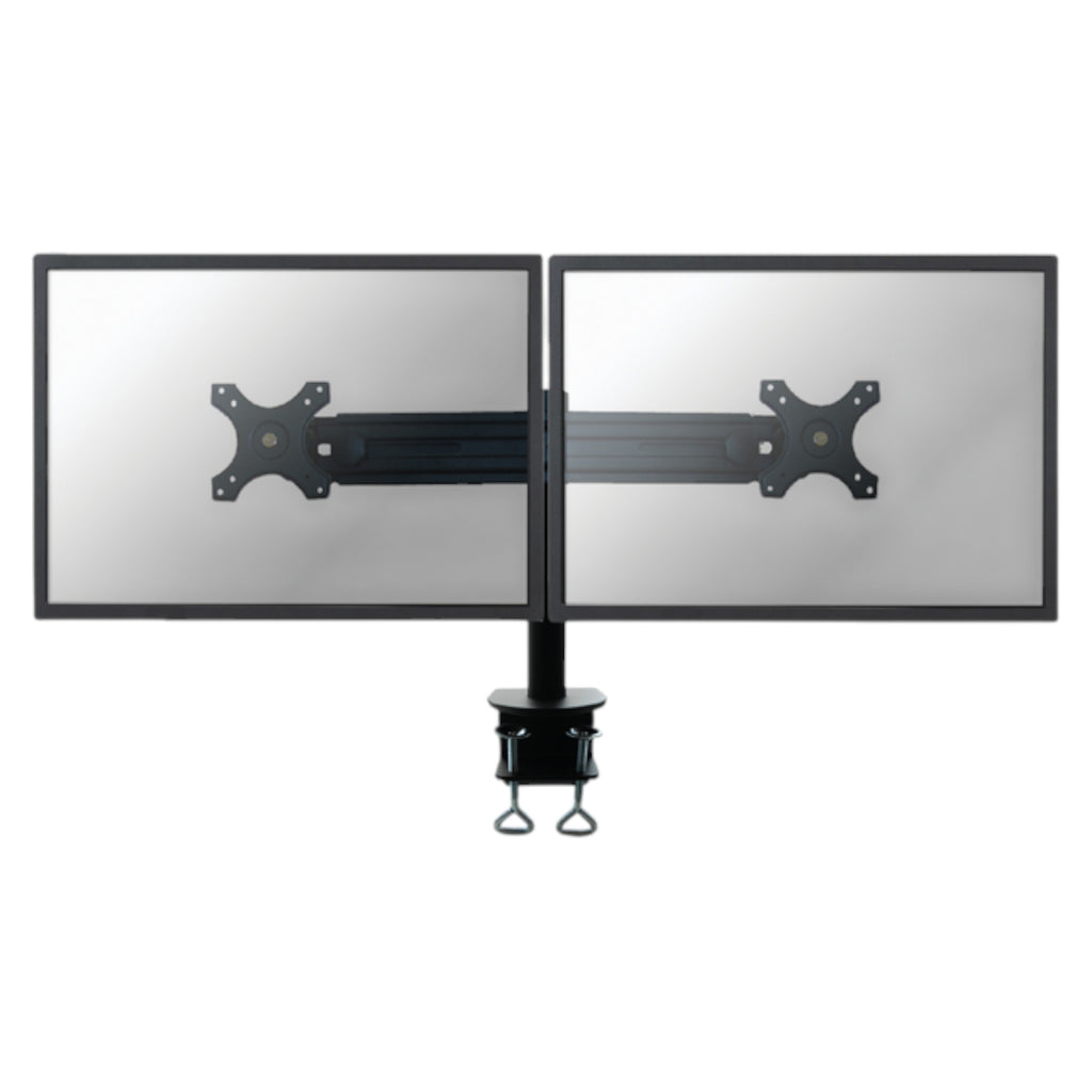 Monitorarm Neomounts D700D 2x19-30" met klem zwart