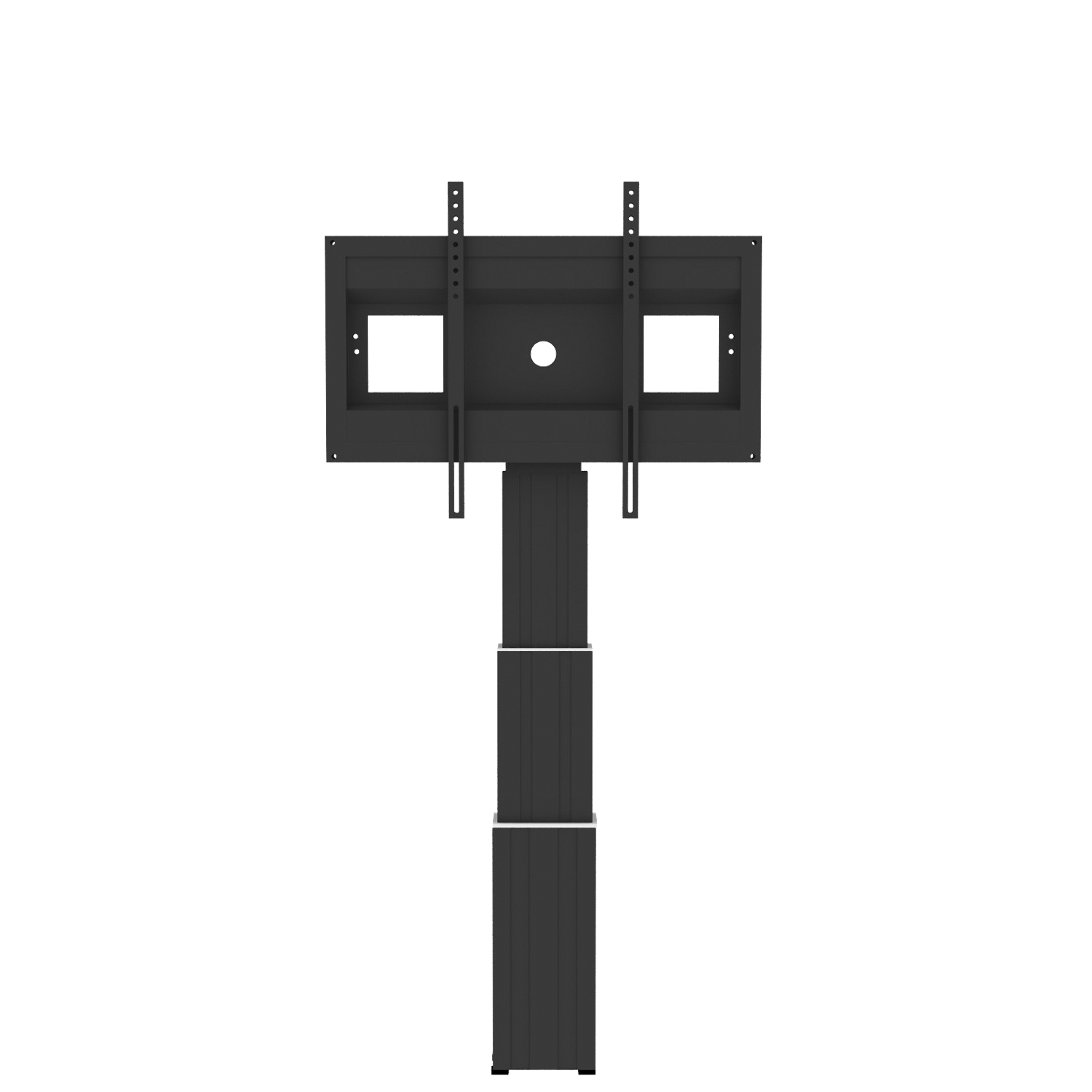 Elektrisch in hoogte verstelbare monitor muurbeugel, 70 cm slag