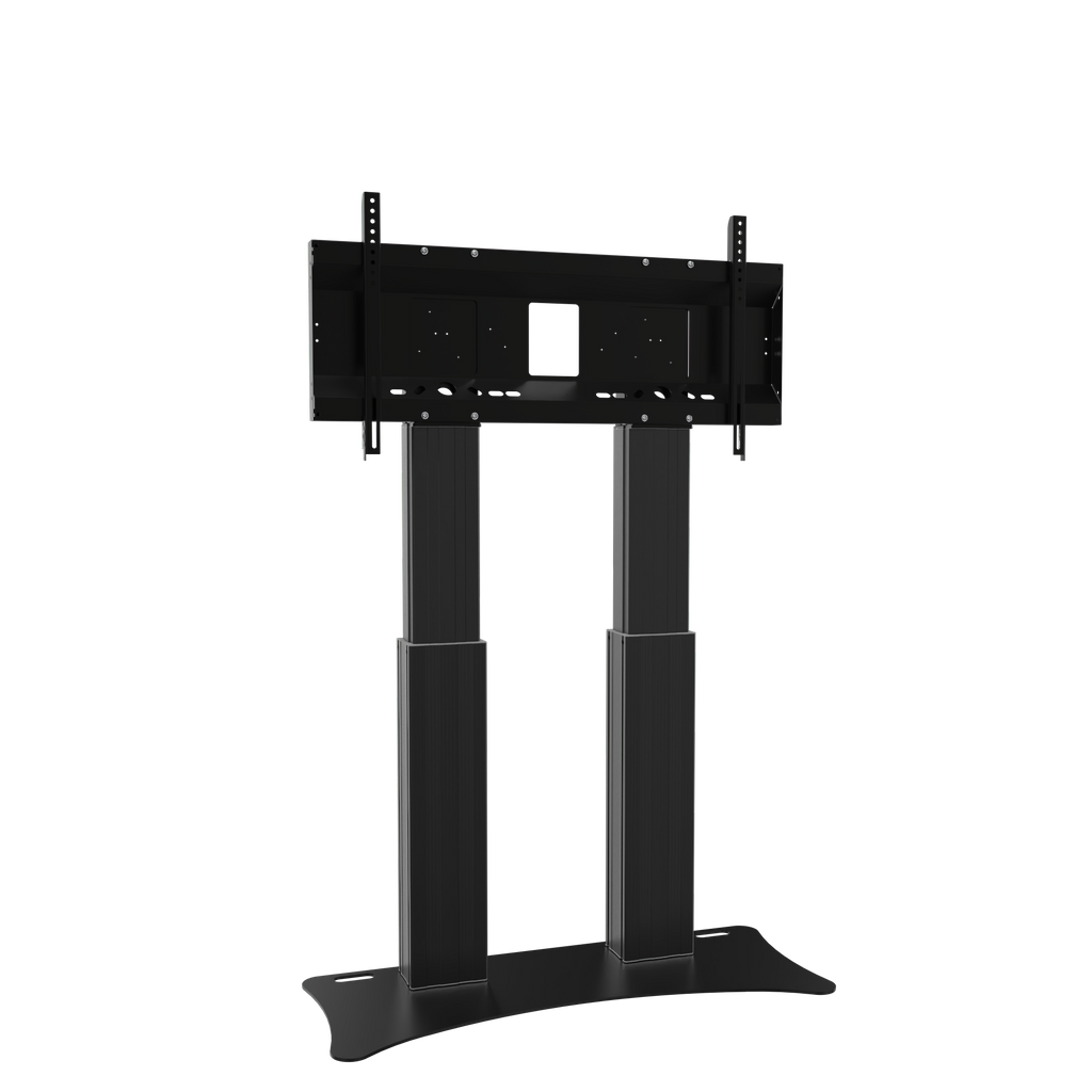 Elektrisch in hoogte verstelbare heavy duty XL monitorstandaard met 50 cm slag