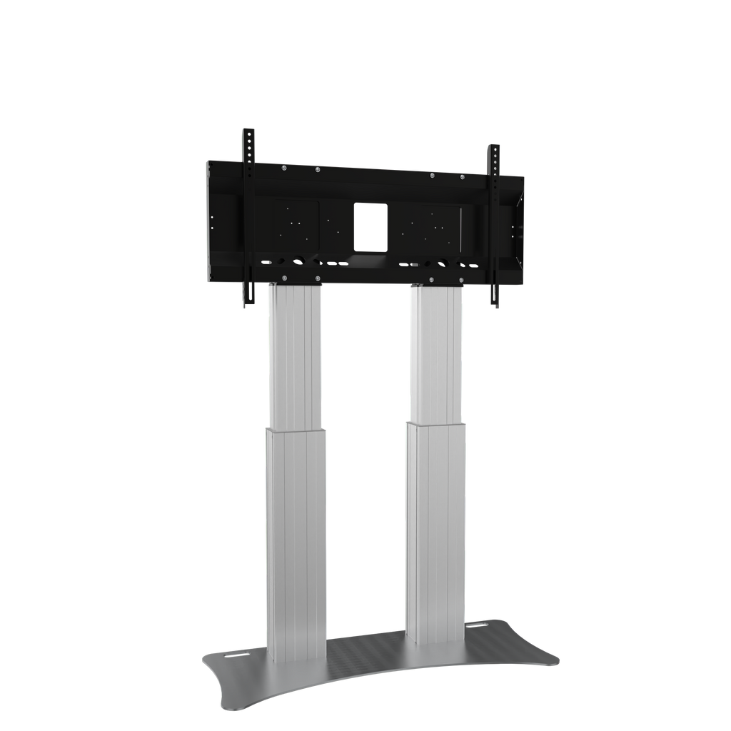 Elektrisch in hoogte verstelbare heavy duty XL monitorstandaard met 50 cm slag