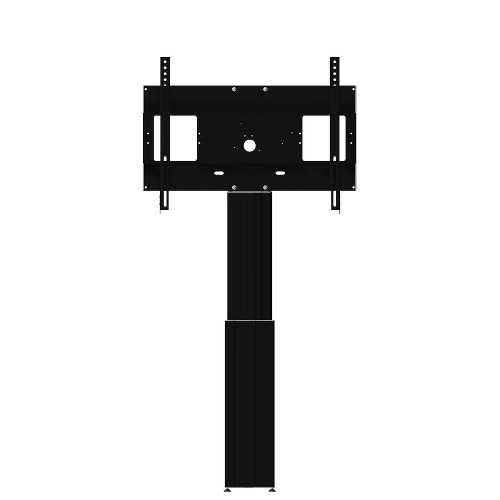 Elektrisch in hoogte verstelbare monitor muurbeugel met 50 cm slag