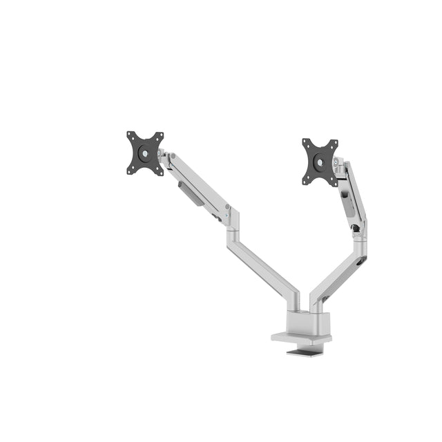 Monitorarm Neomounts NEXT Slim 2 schermen 32 inch zilver