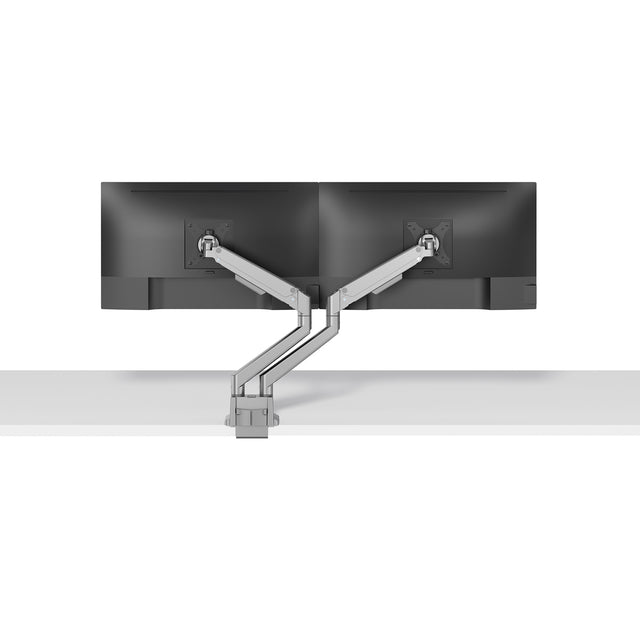 Monitorarm Neomounts NEXT Slim 2 schermen 32 inch zilver