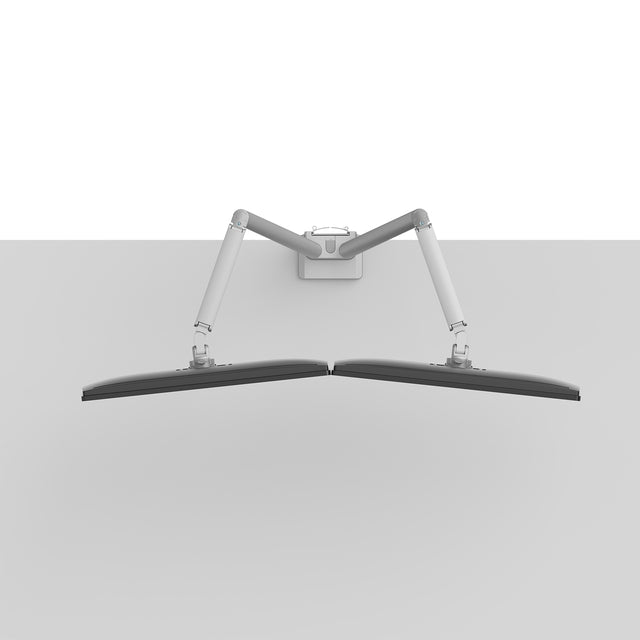 Monitorarm Neomounts NEXT Slim 2 schermen 32 inch zilver