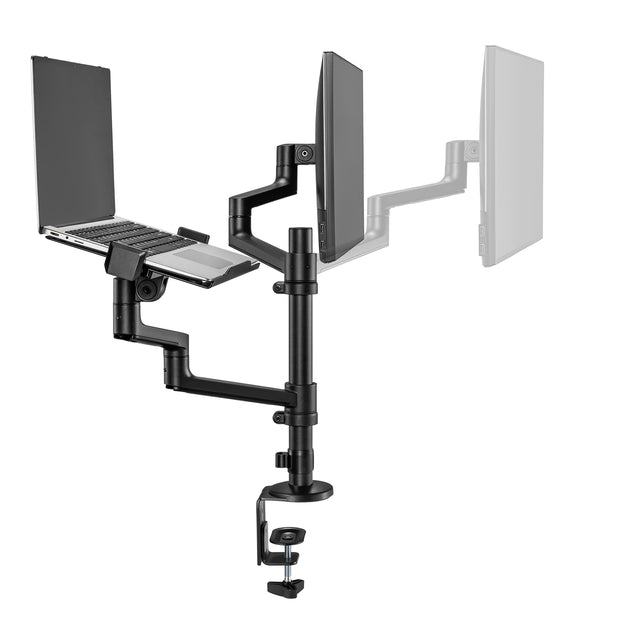 Monitorarm + laptophouder Neomounts NEXT DS20 17-27'' zwart