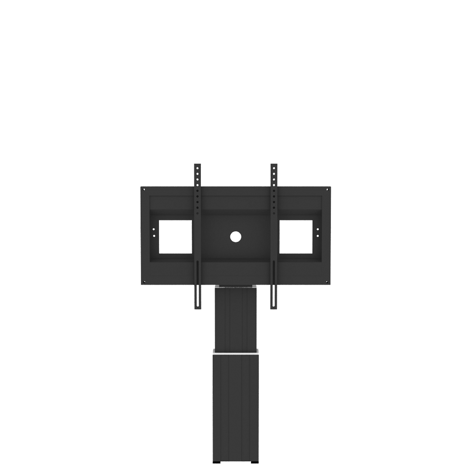 Elektrisch in hoogte verstelbare monitor muurbeugel met 28 cm slag