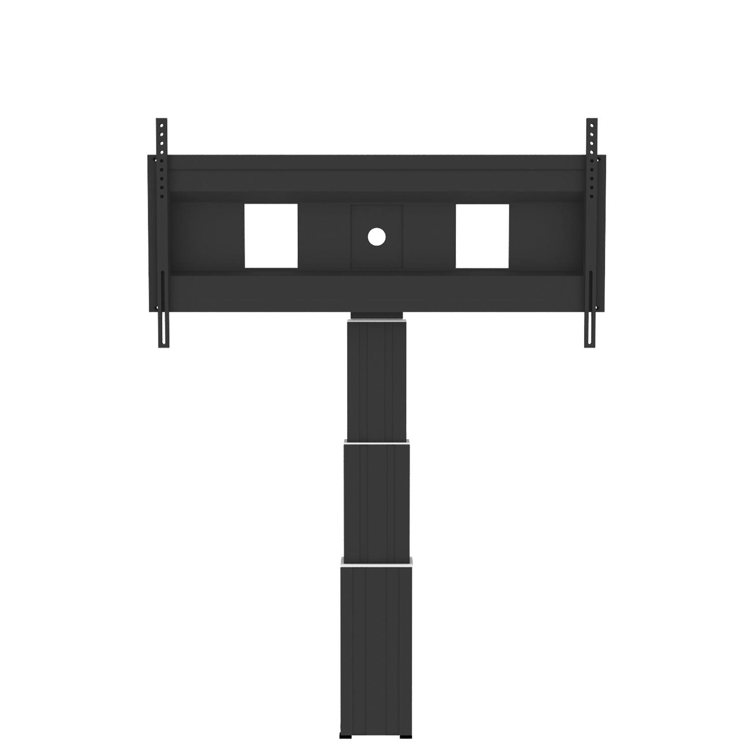 Elektrisch in hoogte verstelbare XL monitor muurbeugel, 70 cm slag