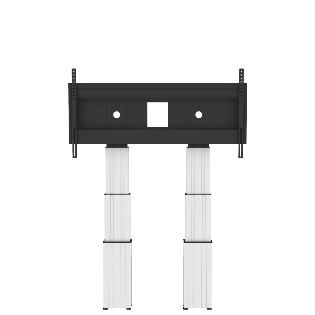 Elektrisch in hoogte verstelbare heavy duty XL monitor muurbeugel met 70 cm slag