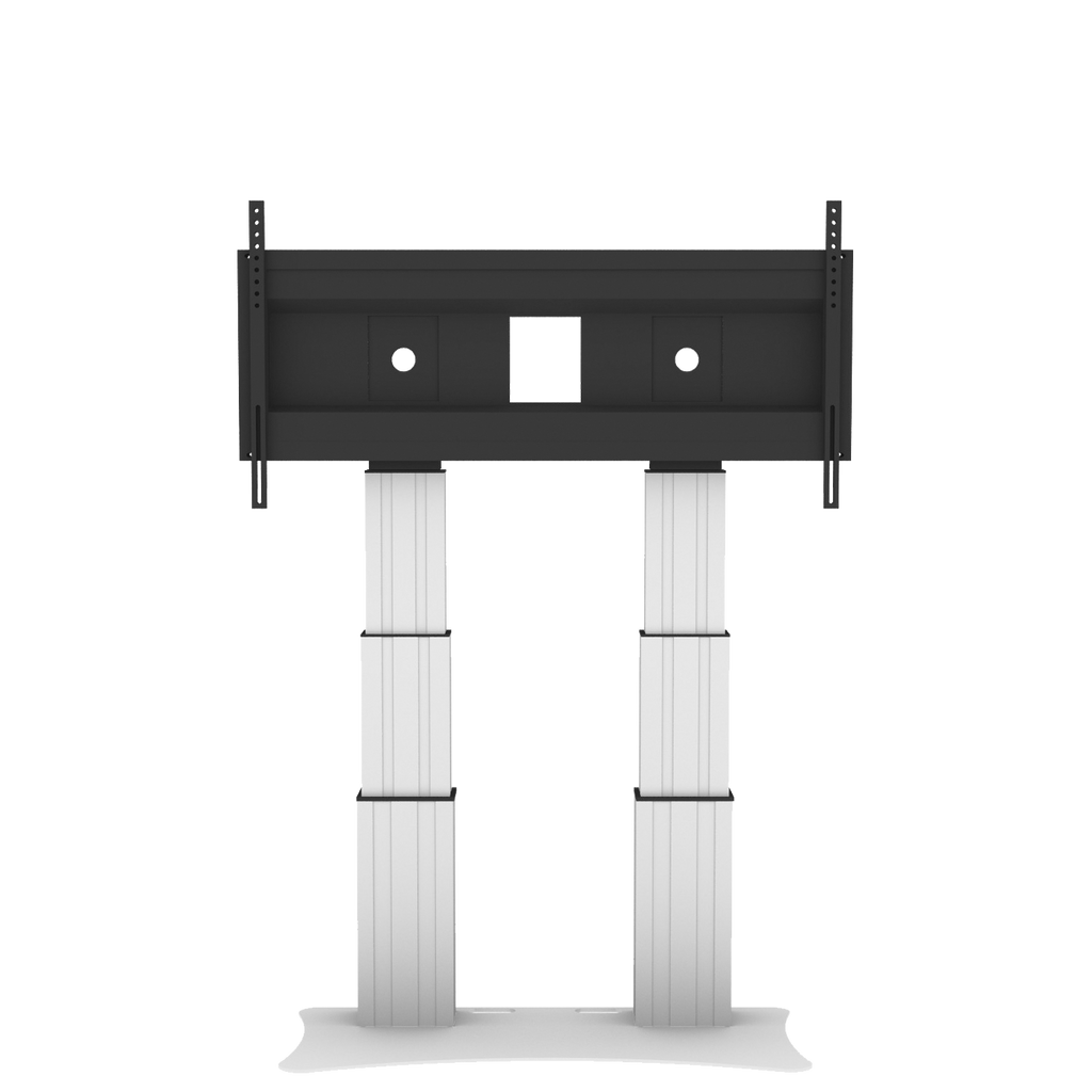 Elektrisch in hoogte verstelbare heavy duty XL monitorstandaard met 70 cm slag