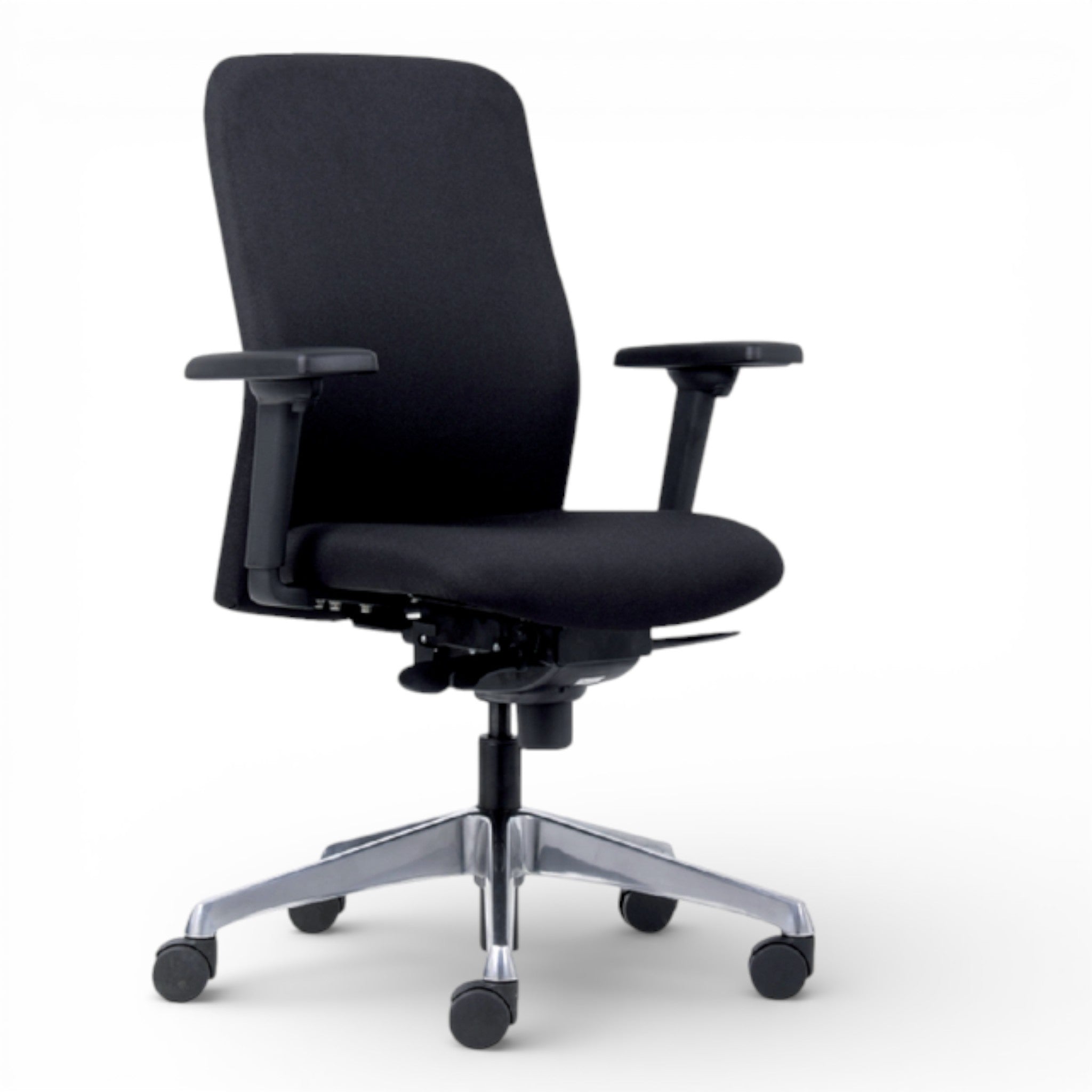 Bureaustoel Euroseats Milano synchroom zwart