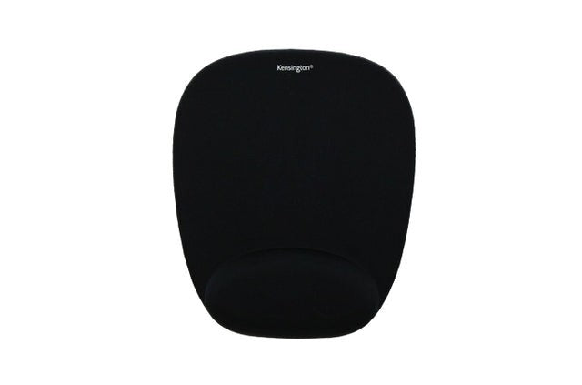 Muismat Kensington met polsondersteuning foam zwart
