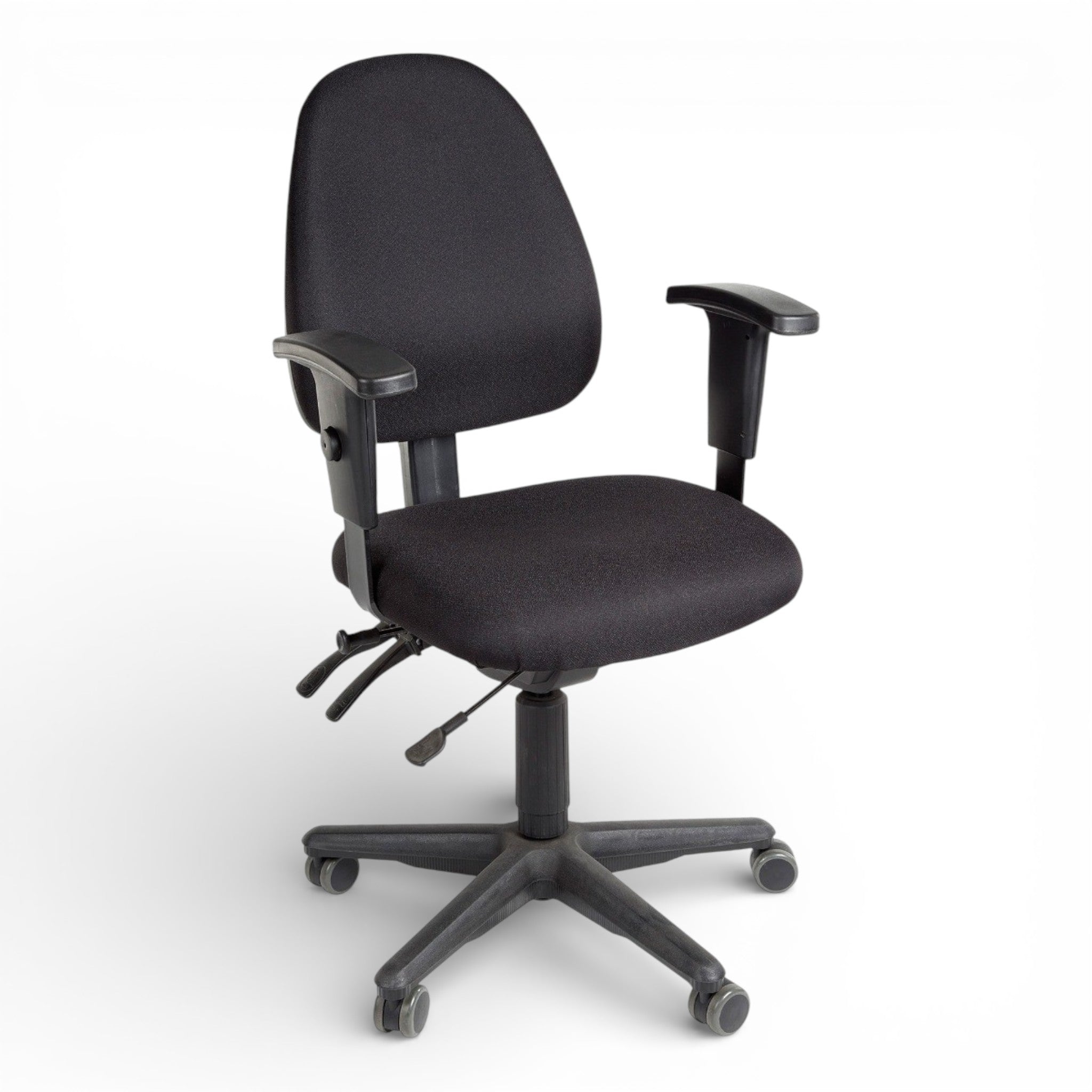 Novara bureaustoel zwart/zwart