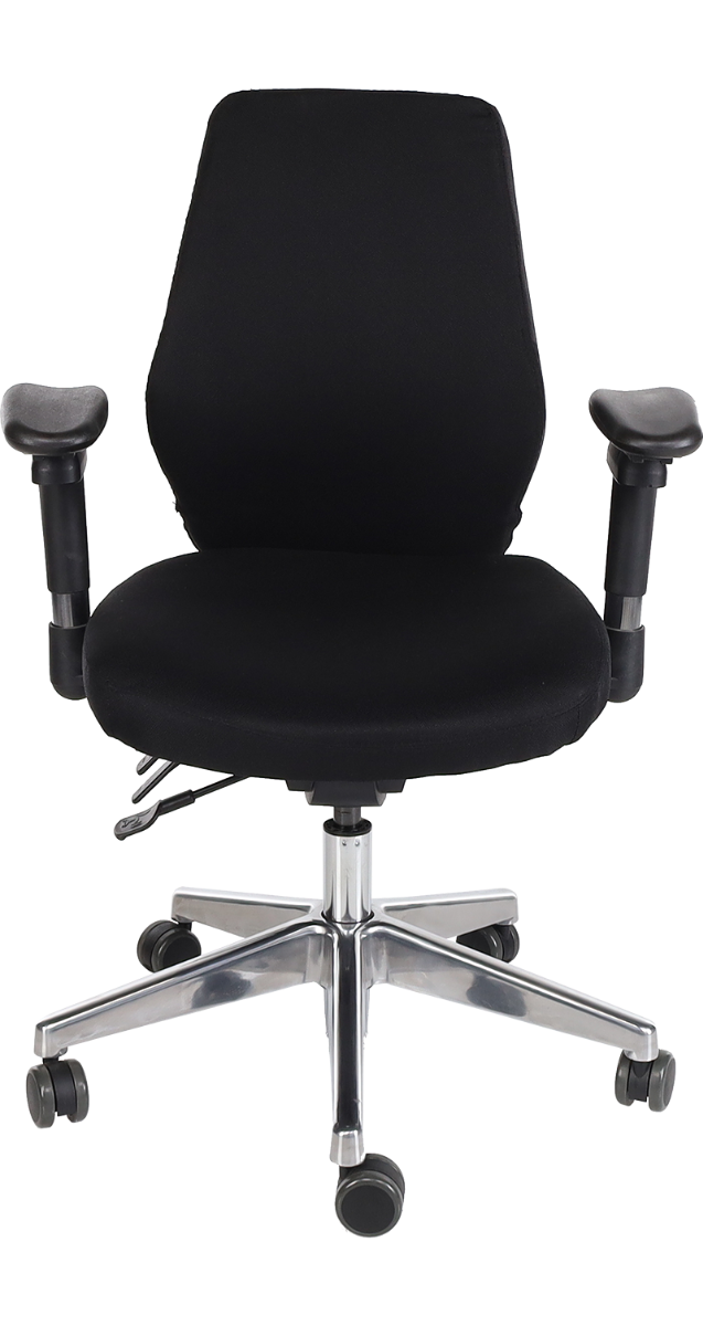 Pescara Bureaustoel Chroom/Zwart