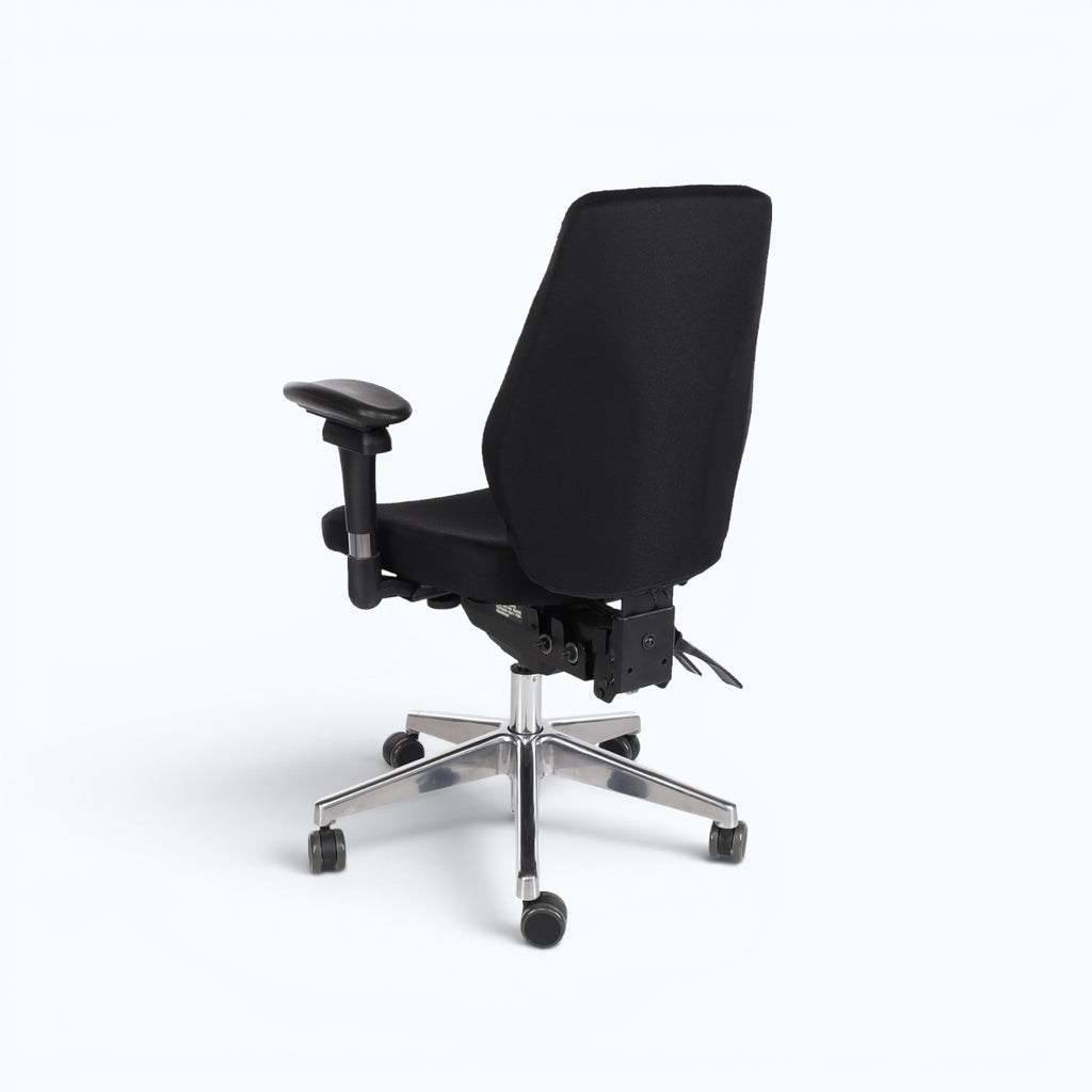 Pescara Bureaustoel Chroom/Zwart
