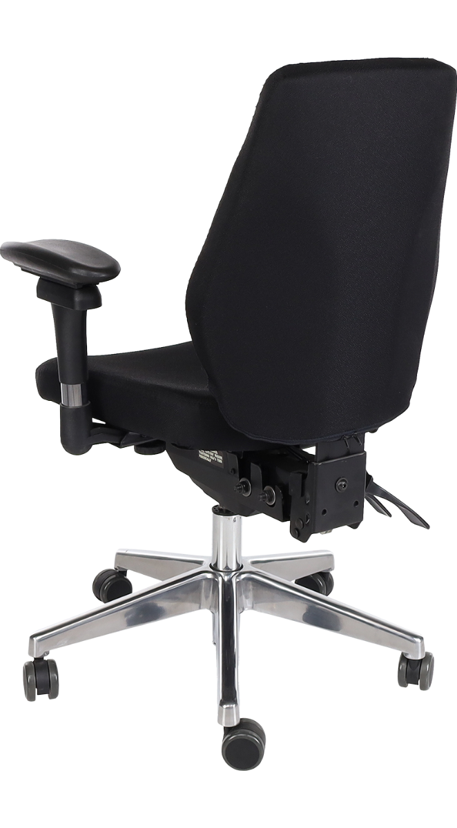 Pescara Bureaustoel Chroom/Zwart