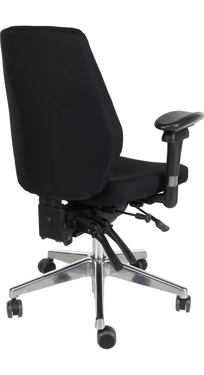 Pescara Bureaustoel Chroom/Zwart