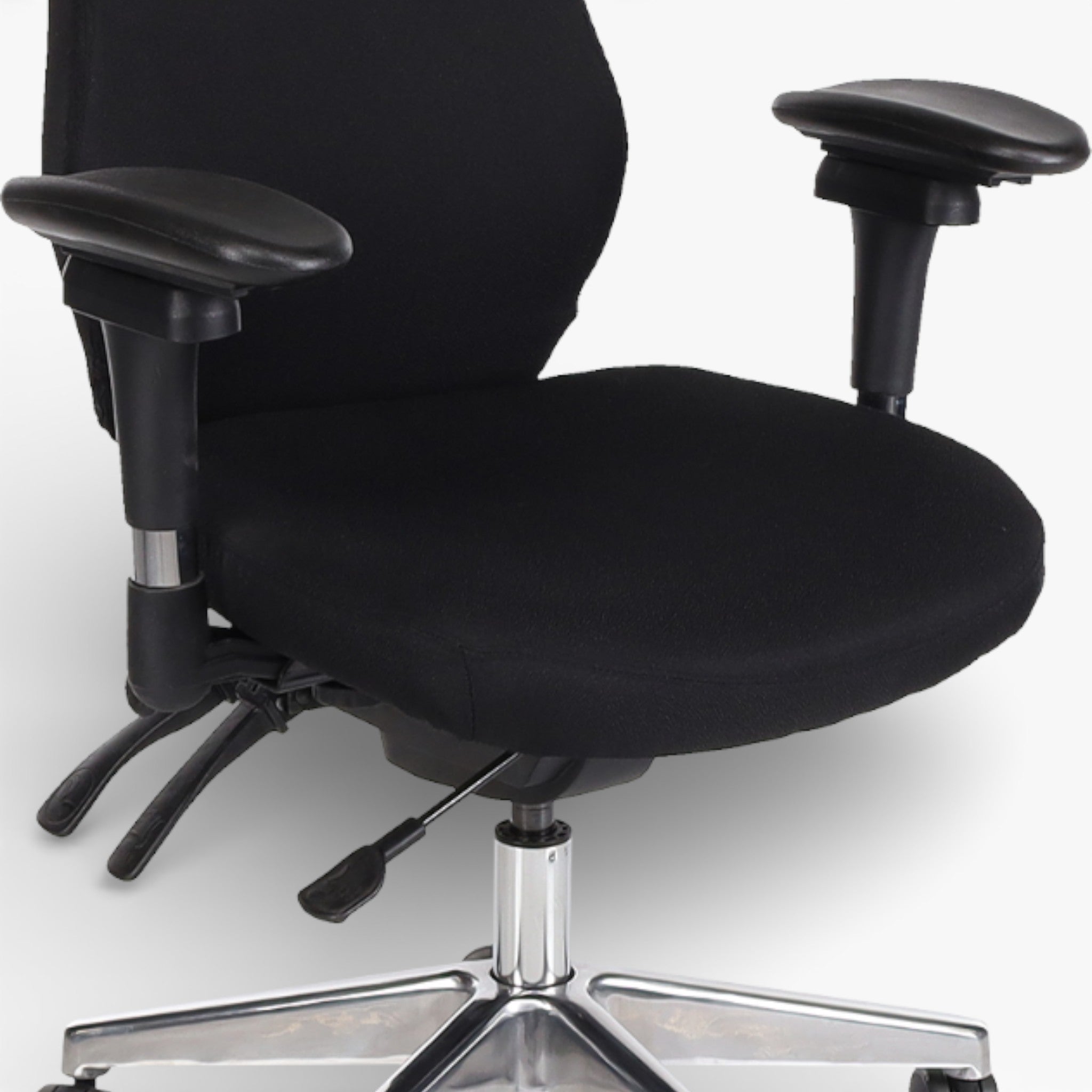 Pescara Bureaustoel Chroom/Zwart