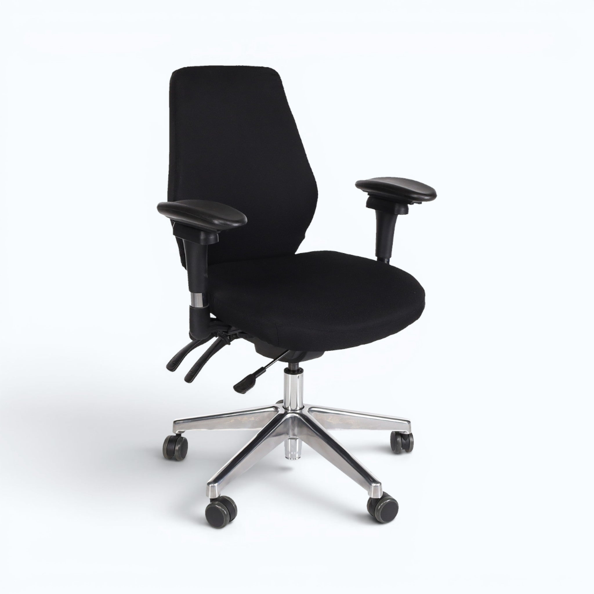 Pescara Bureaustoel Chroom/Zwart