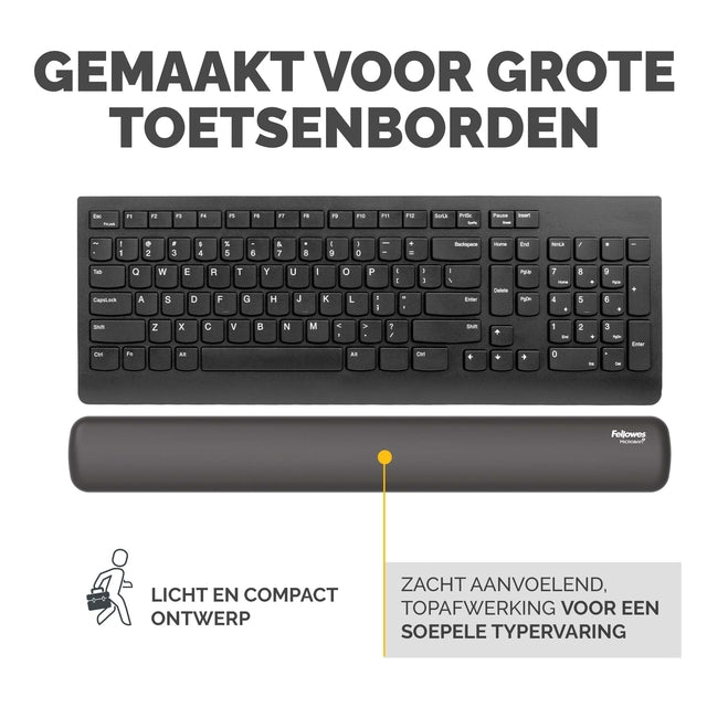 Polssteun Fellowes Breyta zwart