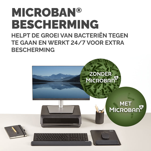 Polssteun Fellowes Breyta zwart