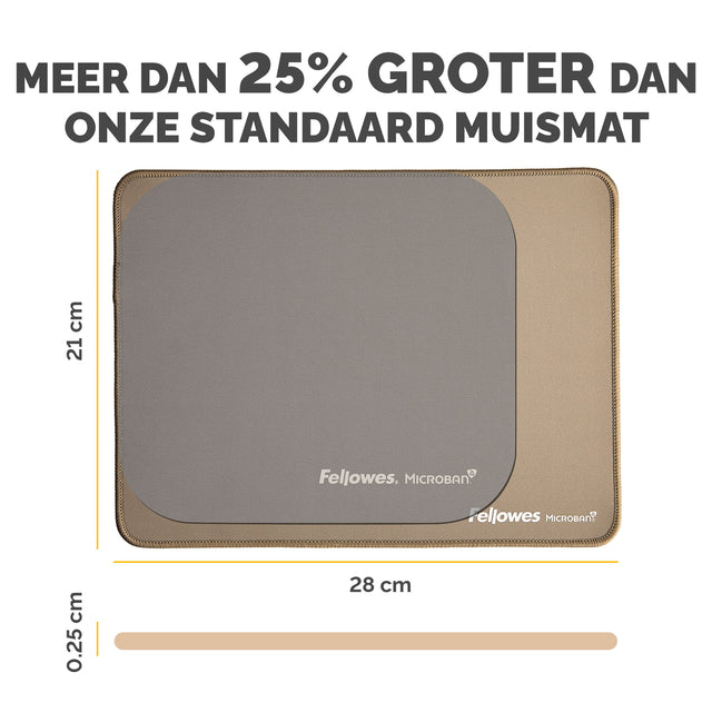 Muismat Fellowes Breyta XL zand