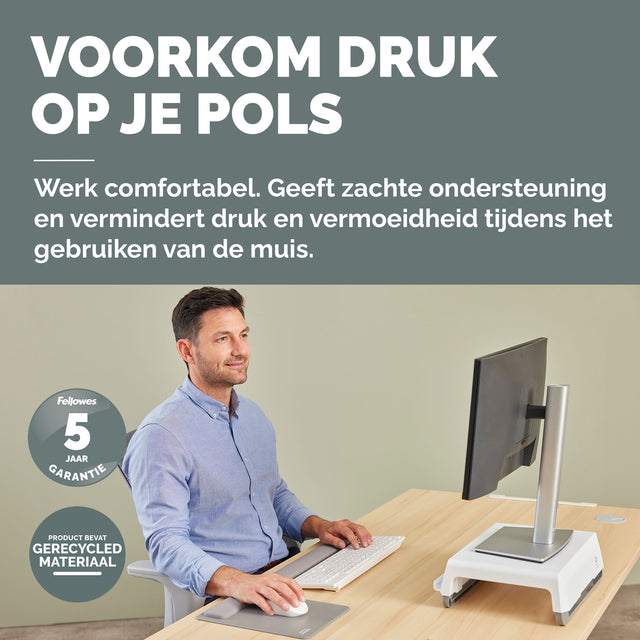 Polssteun Fellowes Breyta grijs