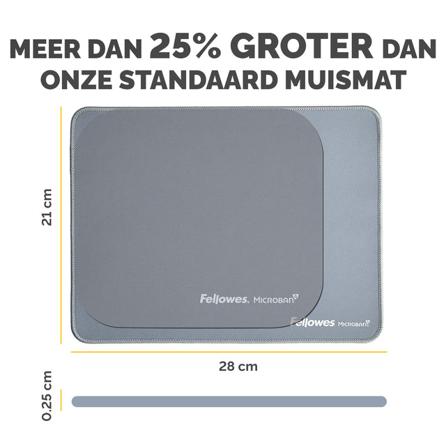 Muismat Fellowes Breyta XL blauw