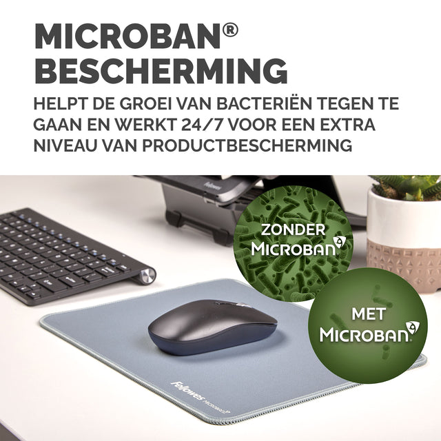 Muismat Fellowes Breyta XL blauw