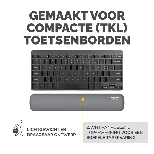 Polssteun Fellowes Breyta compact grijs