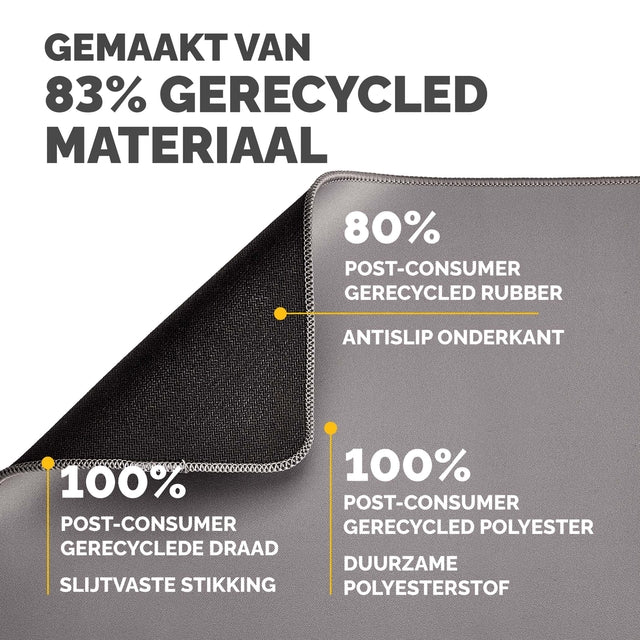 Muismat Fellowes Breyta XL grijs