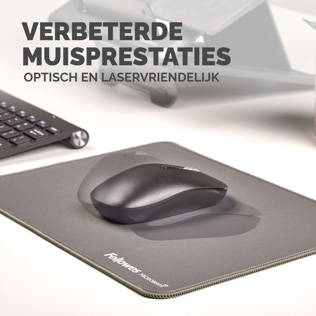 Muismat Fellowes Breyta XL grijs