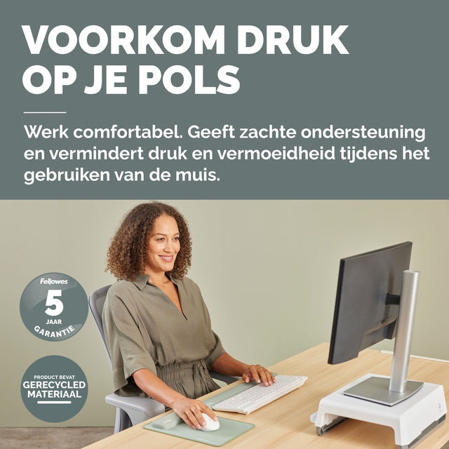 Polssteun Fellowes Breyta saliegroen