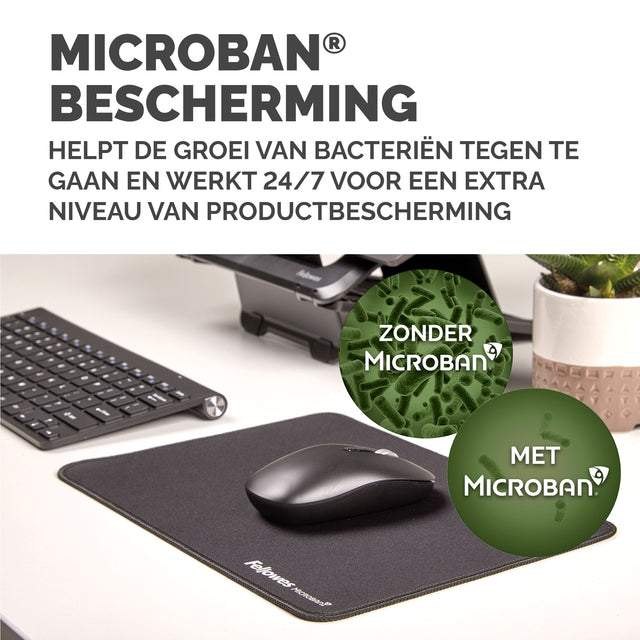 Muismat Fellowes Breyta XL zwart