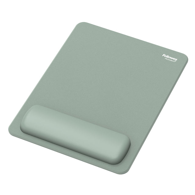 Muismat met polssteun Fellowes Breyta XL saliegroen