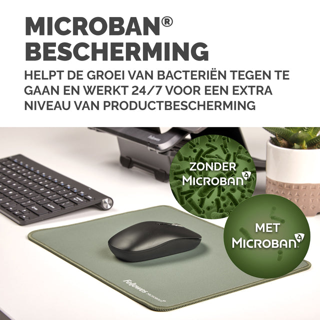 Muismat Fellowes Breyta XL saliegroen