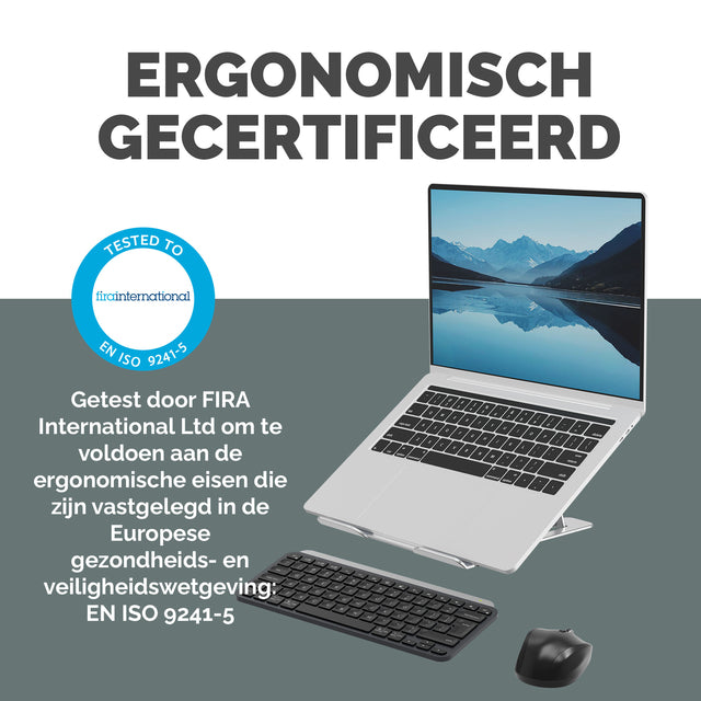 Laptopstandaard Fellowes Alumia zilver