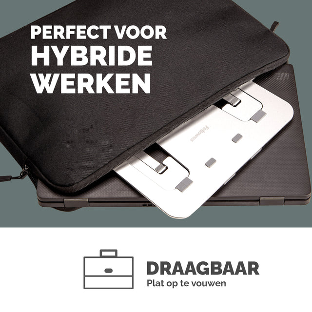 Laptopstandaard Fellowes Alumia zilver