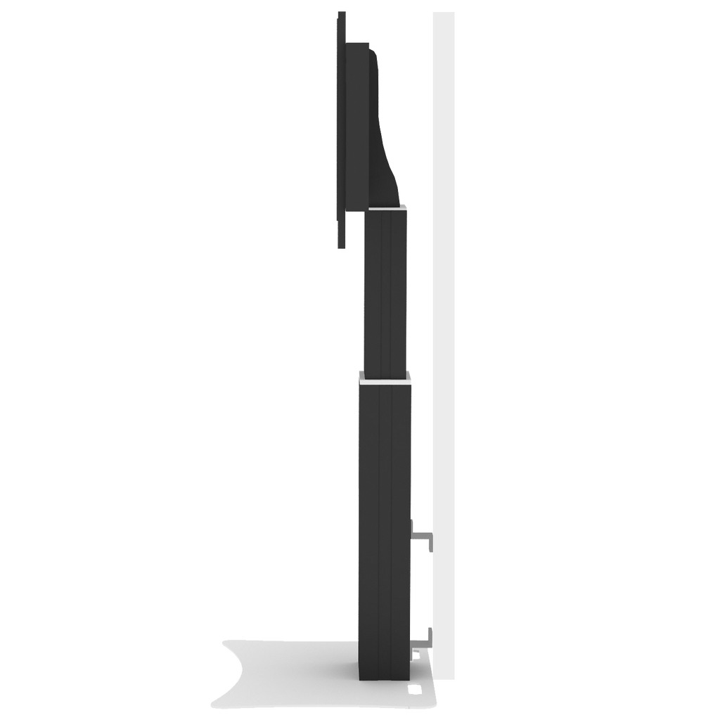 Elektrisch in hoogte verstelbare XL monitorstandaard, 50 cm slag