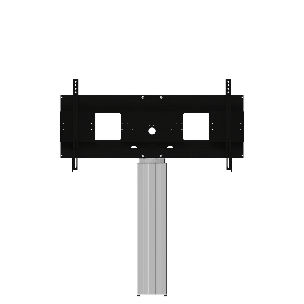 Elektrisch in hoogte verstelbare XL monitor muurbeugel, 50 cm slag
