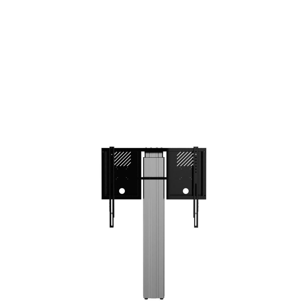 Elektrisch in hoogte verstelbare TV en monitor muurbeugel, Lite serie met 90 cm slag