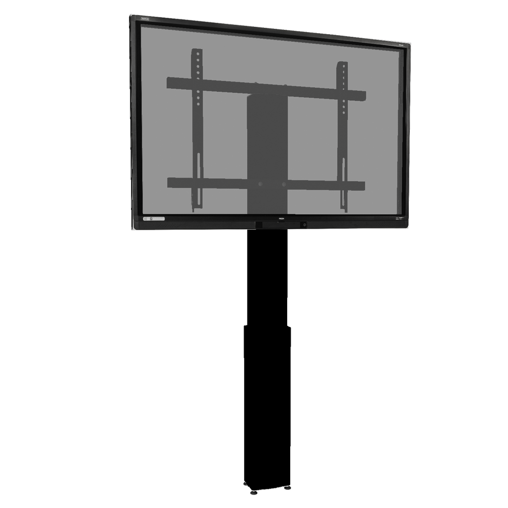 Elektrisch in hoogte verstelbare TV en monitor muurbeugel, Lite serie met 50 cm slag