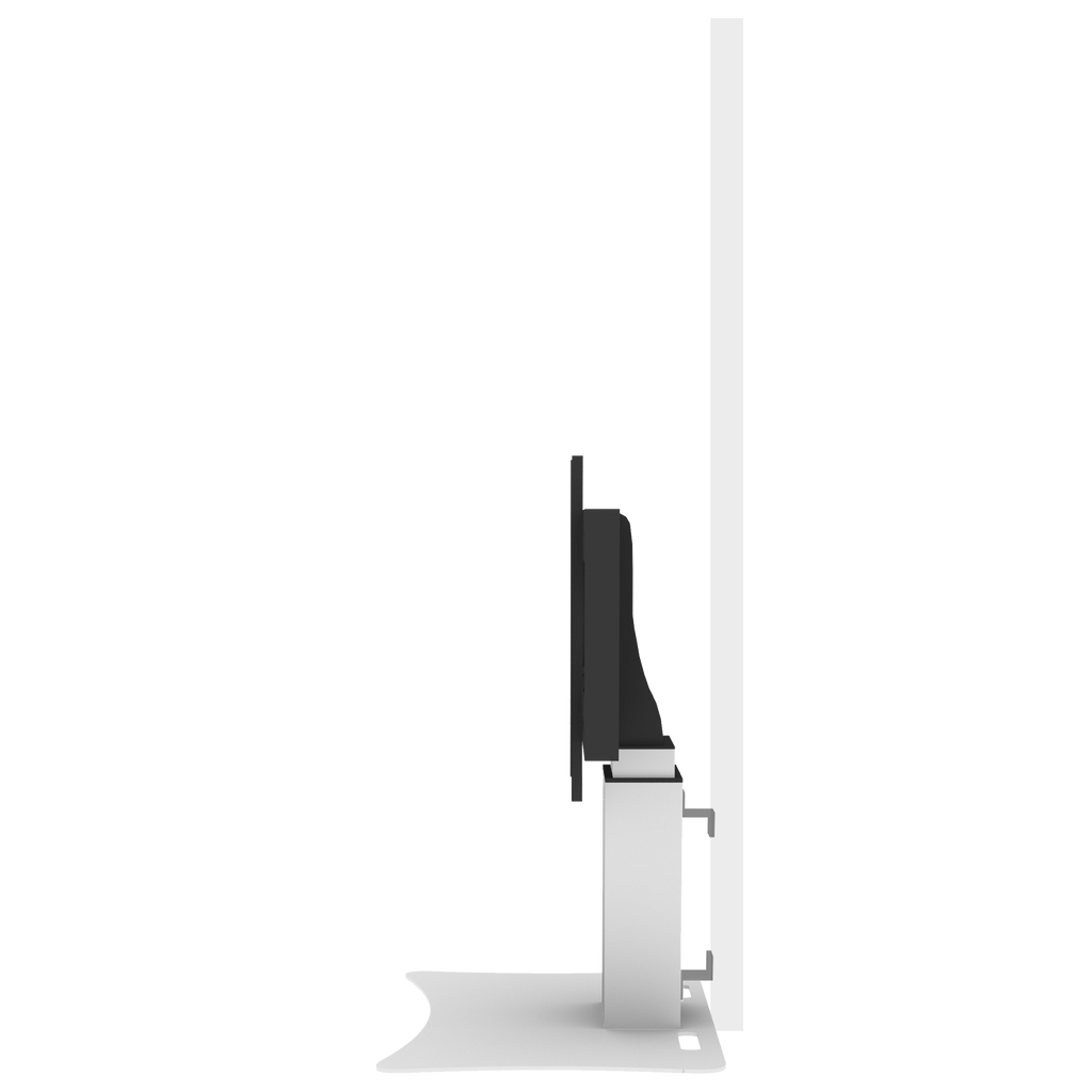 Elektrisch in hoogte verstelbare monitorstandaard met 28 cm slag