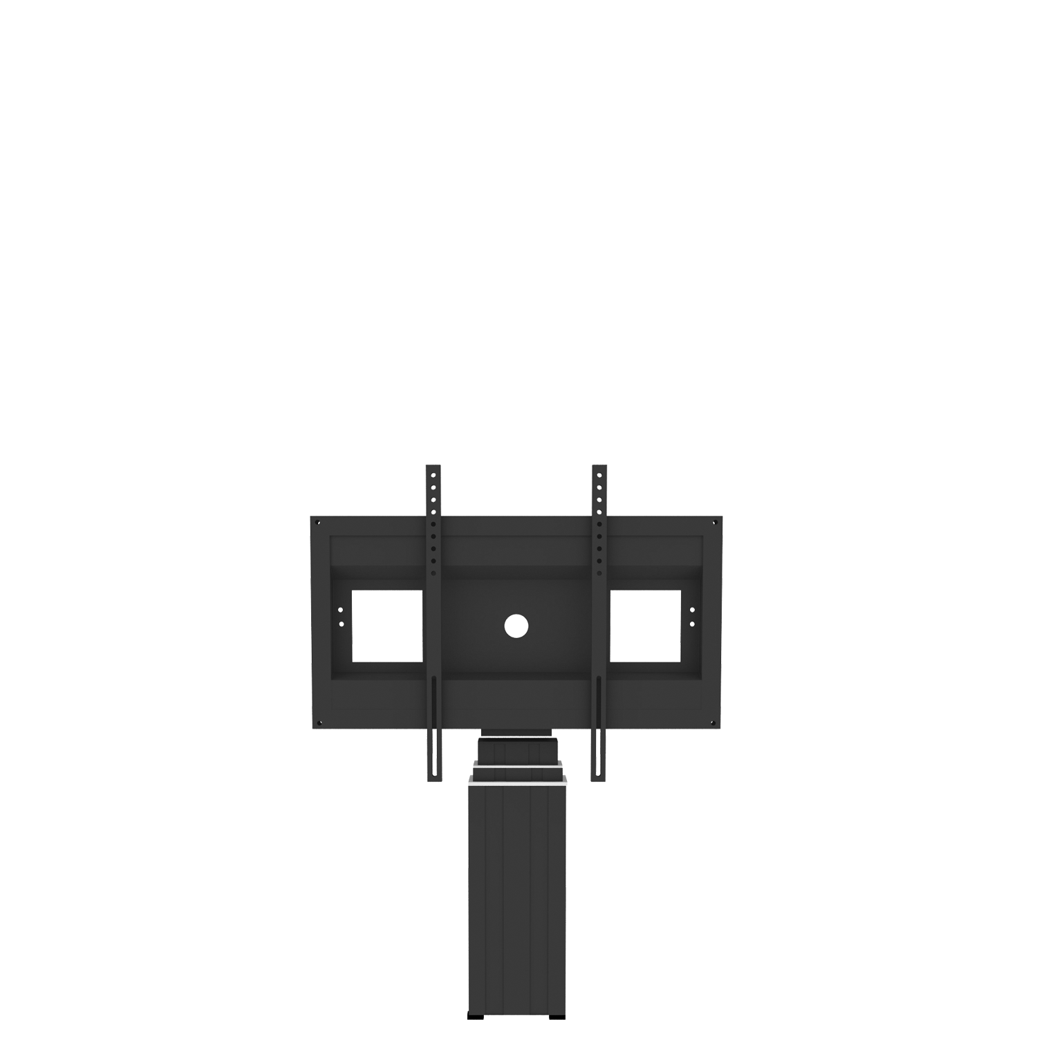 Elektrisch in hoogte verstelbare monitor muurbeugel, 70 cm slag