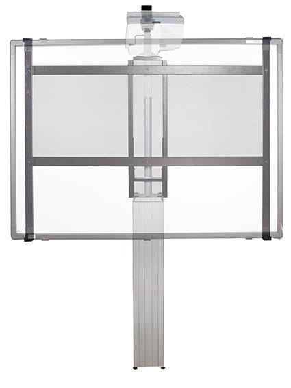 Elektrisch in hoogte verstelbare houder voor interactieve whiteboards