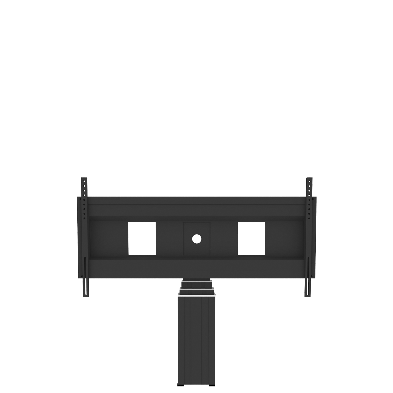 Elektrisch in hoogte verstelbare XL monitor muurbeugel, 70 cm slag