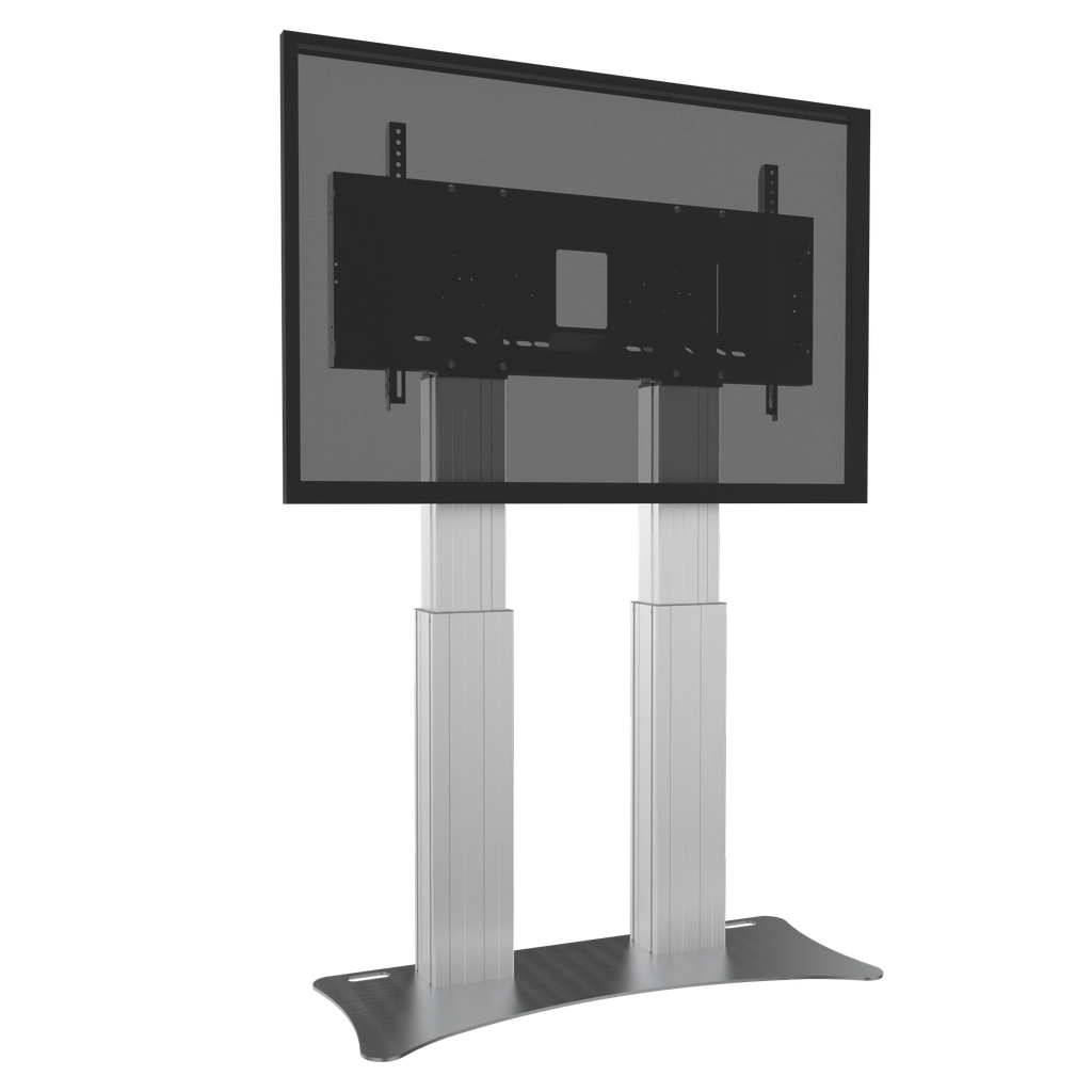 Elektrisch in hoogte verstelbare heavy duty XL monitorstandaard met 50 cm slag