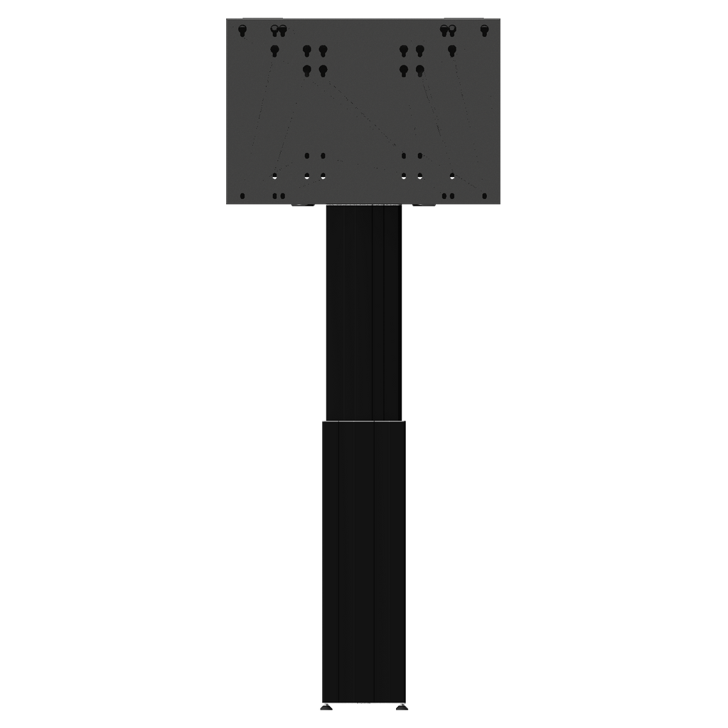 Elektrisch in hoogte verstelbare monitor muurbeugel met 50 cm slag