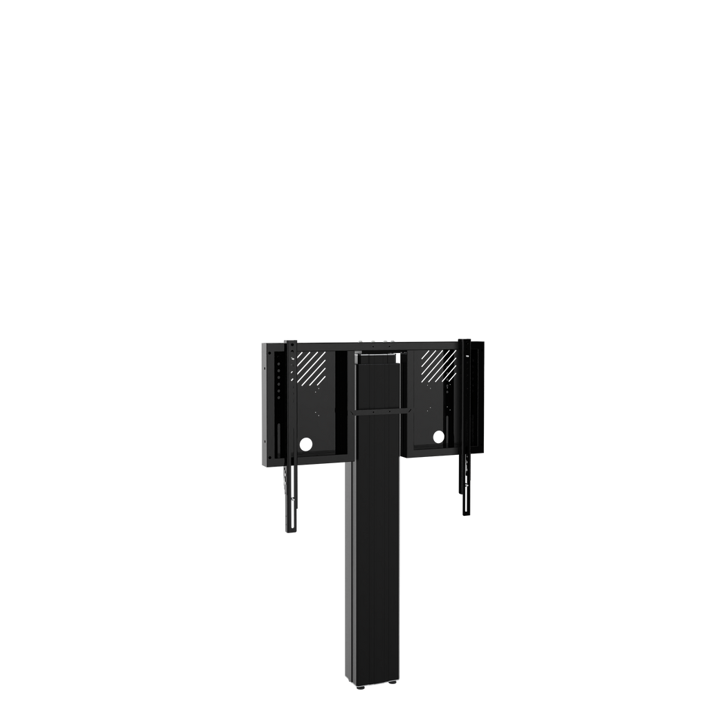 Elektrisch in hoogte verstelbare TV en monitor muurbeugel, Lite serie met 90 cm slag