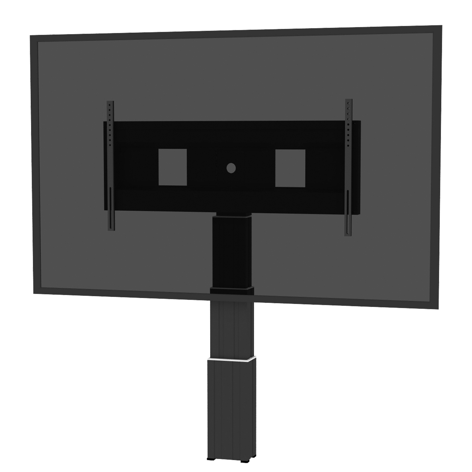 Elektrisch in hoogte verstelbare XL monitor muurbeugel, 70 cm slag
