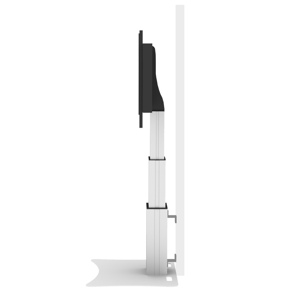 Elektrisch in hoogte verstelbare XL monitorstandaard, 70 cm slag